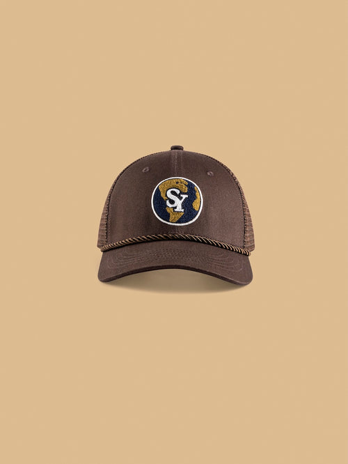 Casquette SATINEY marron SY On the Map –
accessoire satin streetwear